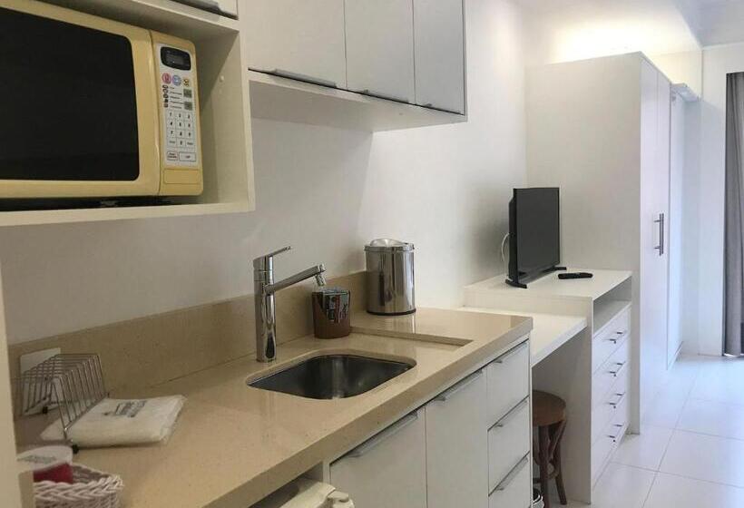 استودیوی استاندارد با چشمانداز دریا, Jurerê Beach Village é Destino Floripa