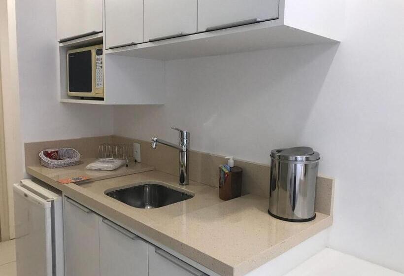 استودیوی استاندارد با چشمانداز دریا, Jurerê Beach Village é Destino Floripa