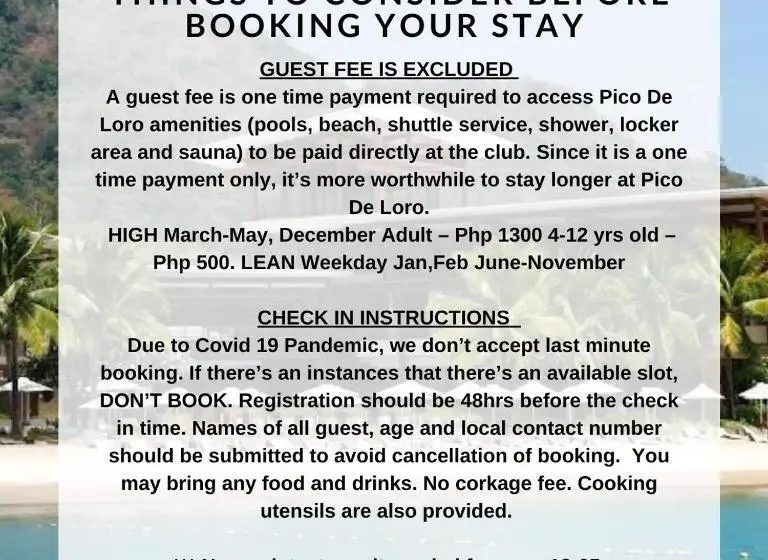 Perhehuone, Pico De Loro Resort Condotel