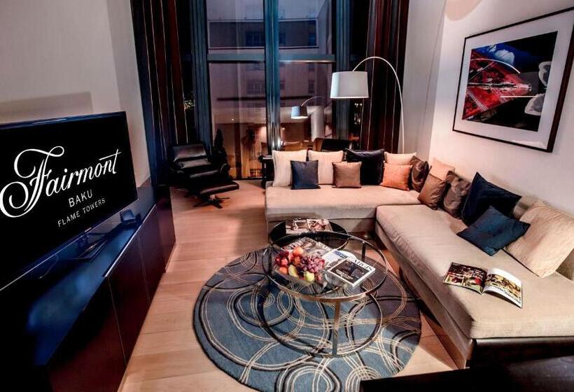 آپارتمان دوبلکس 1 خوابه, Apartments By Fairmont Baku Flame Towers