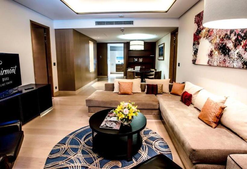 2 Bedrooms Apartment City View, Apartments By Fairmont Baku Flame Towers