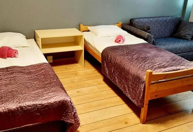 اتاق استاندارد سه تخته با سرویس بهداشتی مشترک, Center Hostel Kaatrahovi