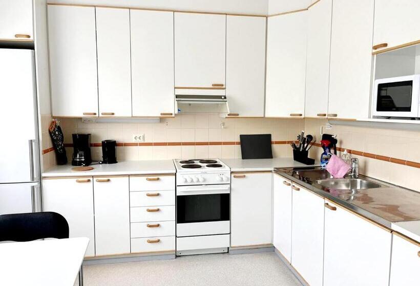 شقة غرفة نوم واحدة مزودة بشُرفة, Center Hostel Kaatrahovi