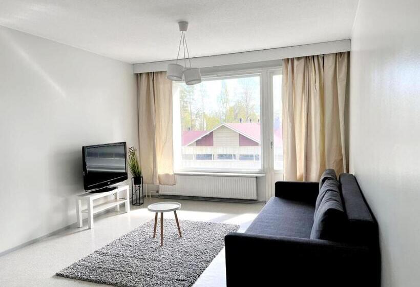 شقة غرفة نوم واحدة مزودة بشُرفة, Center Hostel Kaatrahovi