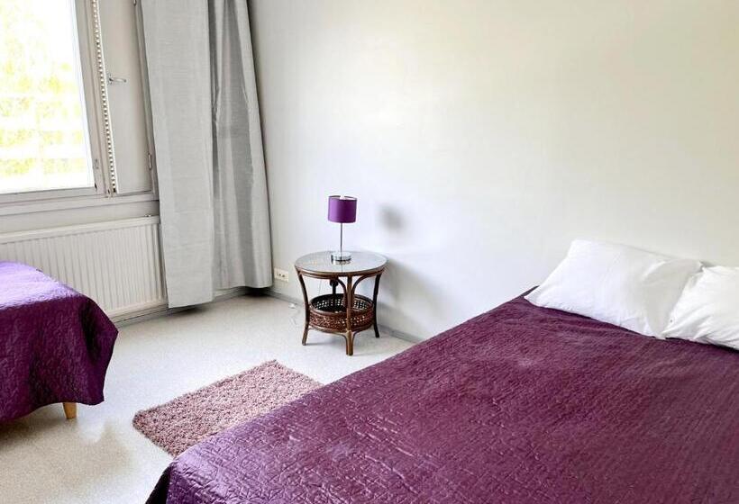 شقة غرفة نوم واحدة مزودة بشُرفة, Center Hostel Kaatrahovi