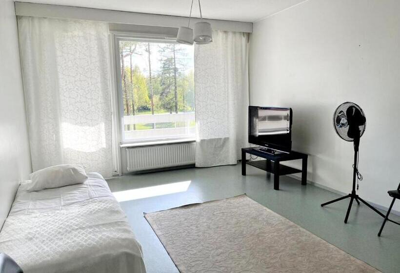 شقة غرفة نوم واحدة مزودة بشُرفة, Center Hostel Kaatrahovi