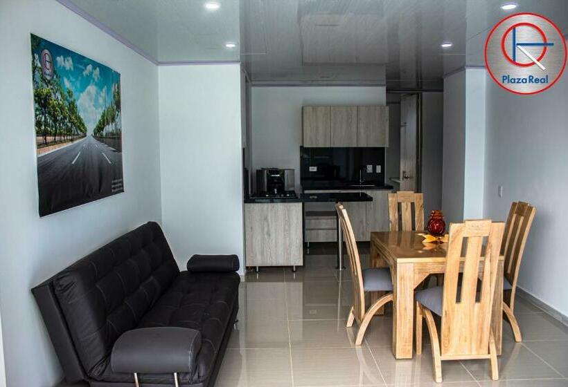 Апартаменты 1 Спальня с Балконом, Plaza Real Edificio Turístico