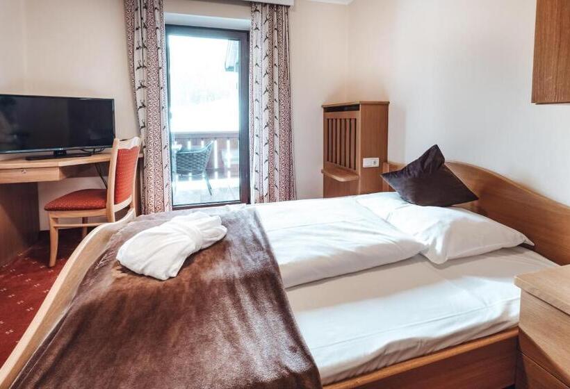 Quarto Estandar Individual com Sacada, Das Berghotel   Plan De Gralba