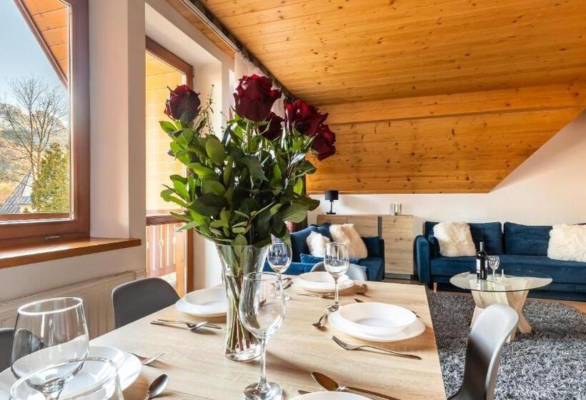 Апартаменты Deluxe 1 Спальня, Aparthotel Delta Zakopane - Delta Garden
