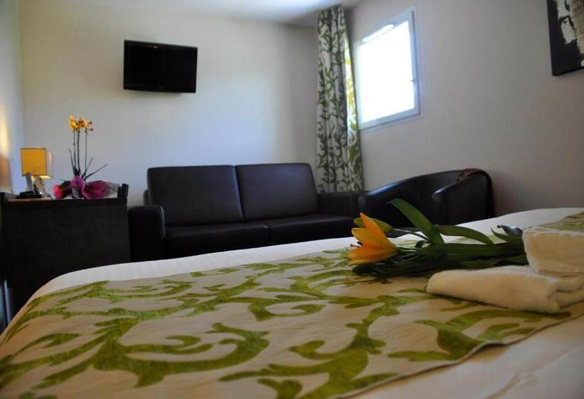 4인용 스탠다드 룸, The Originals City, Hôtel Alexia, La Souterraine