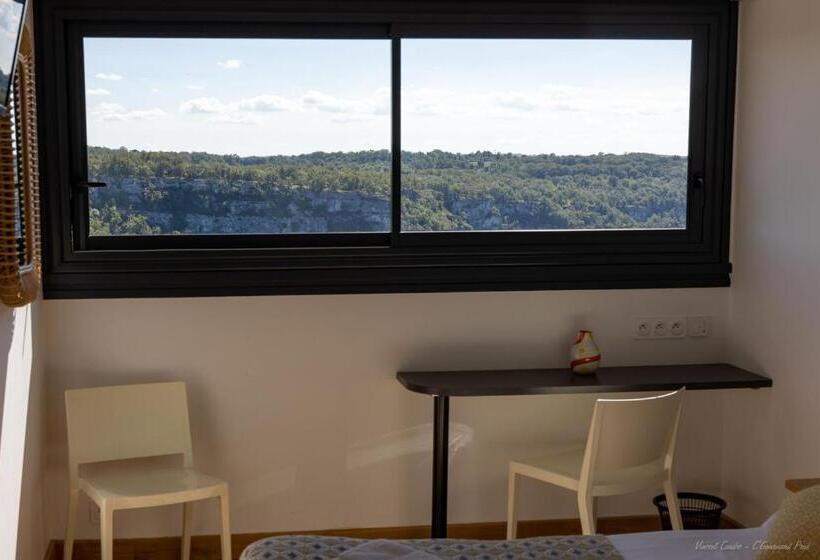 חדר סטנדרט עם נוף, Logis Hôtels Le Bellaroc Hôtel 2 étoiles Et Restaurant