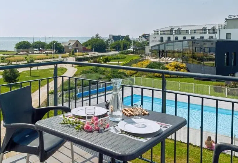 サイドオーシャンビューの２ベッドルームアパート, Residence Thalasso Concarneau
