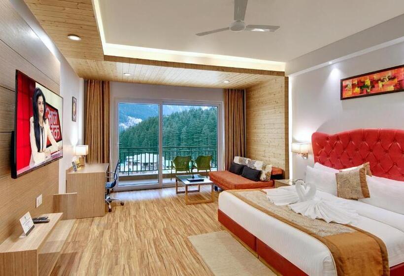 اتاق لوکس با بالکن, The Orchard Greens Resort   A Centrally Heated Property