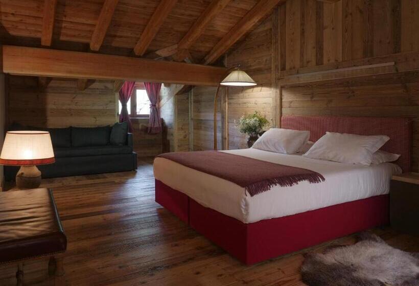 디럭스 스위트 킹 침대, Chalet Eden Eco Hotel, Restaurant & Wellness