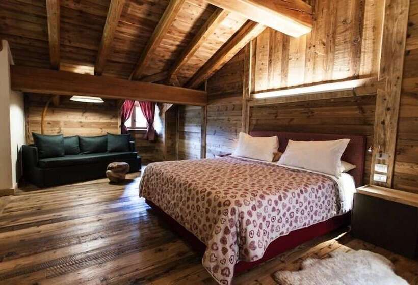 디럭스 스위트 킹 침대, Chalet Eden Eco Hotel, Restaurant & Wellness