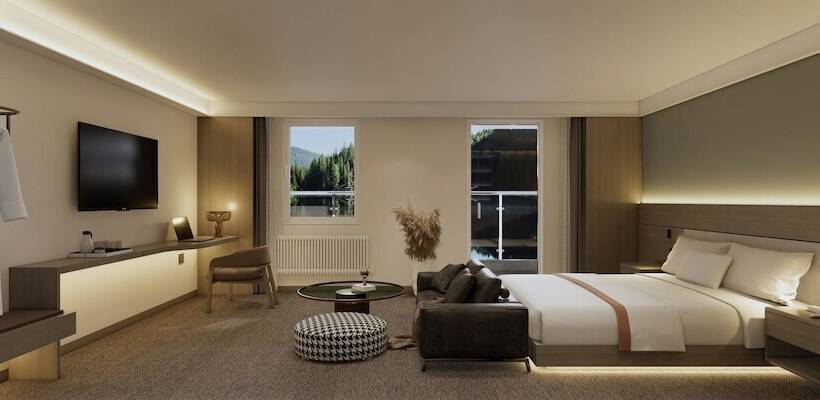 اتاق استاندارد با چشمانداز دریاچه, Berghof Am See