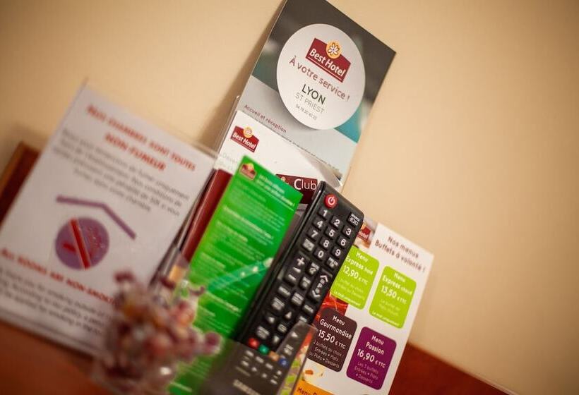 غرفة قياسية فردية, Best Hotel Lyon   Saint Priest