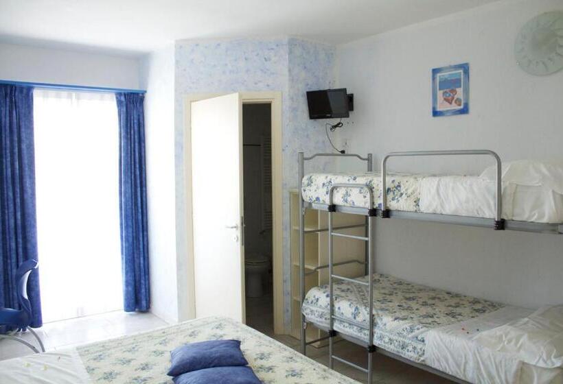 חדר לארבעה סטנדרטי עם מרפסת, Del Sole