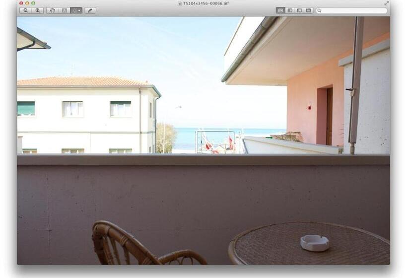 חדר סטנדרט נוף לים עם מרפסת, Del Sole