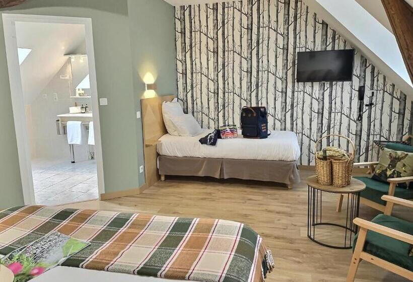 Номер Стандарт Трехместный, Logis Hôtel Du Cygne