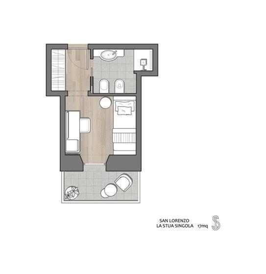 스탠다드 싱글 룸, San Lorenzo