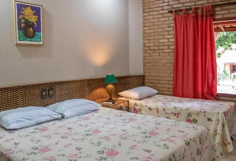 家庭房带园景, Pousada Beco Da Lua