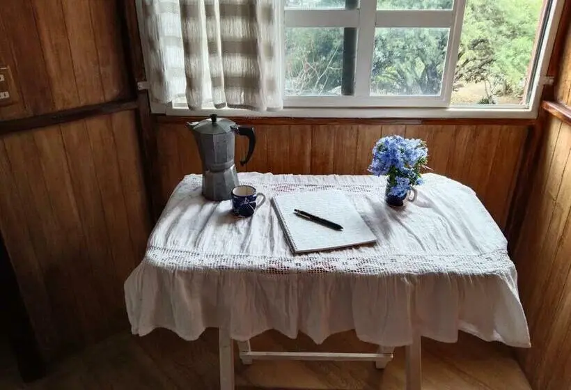 スタンダードシングルルーム, Cabañita Con Cocineta Y Vista A La Montaña