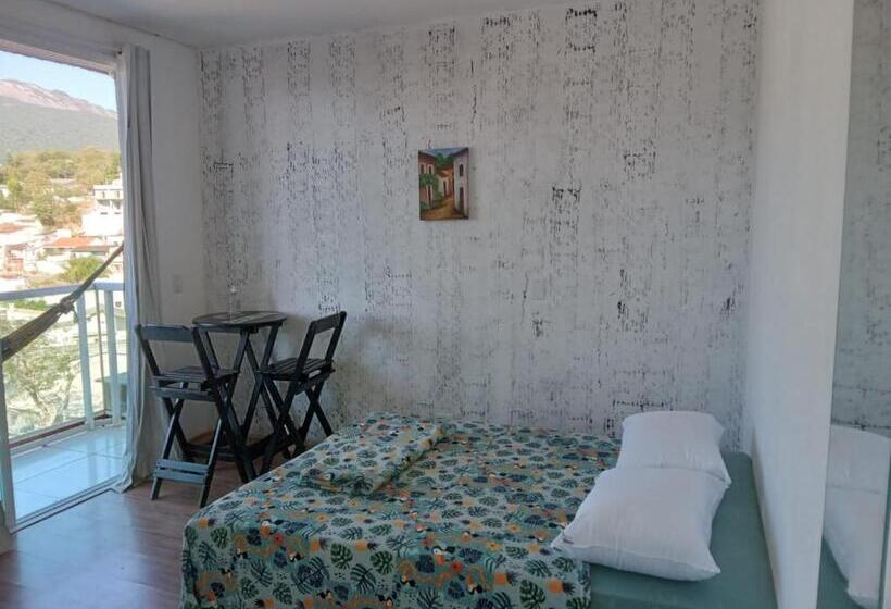 带阳台套房, Hospedagem Sol Nascente