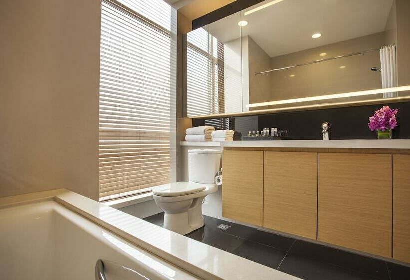 带1个卧室的豪华公寓, Somerset Grand Central Dalian