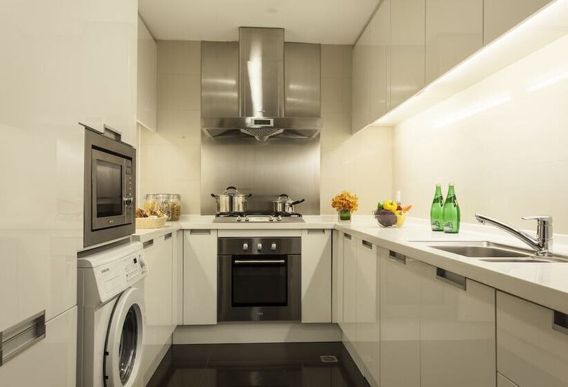 带1个卧室的豪华公寓, Somerset Grand Central Dalian