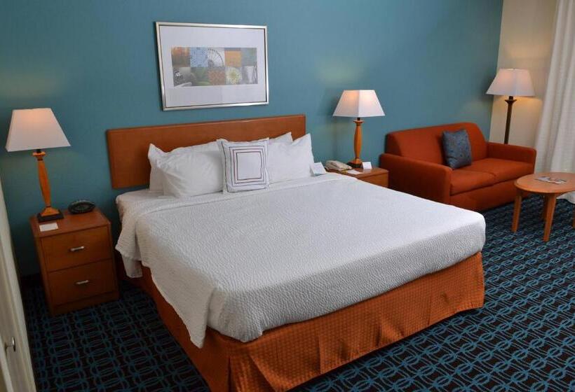 带大床的标准间, Fairfield Inn & Suites Effingham