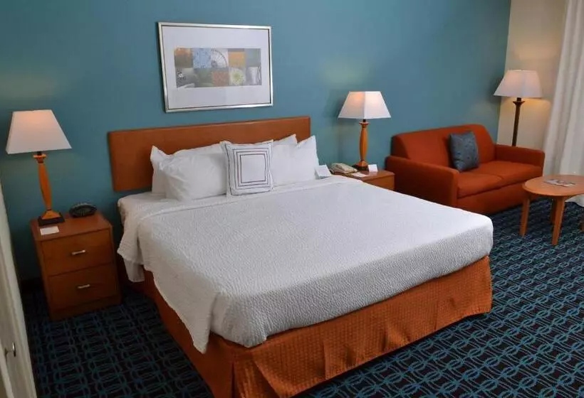キングサイズベッドのスタンダードルーム, Fairfield Inn & Suites Effingham