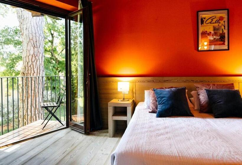 带阳台的豪华间, Accademia Vine Lodge