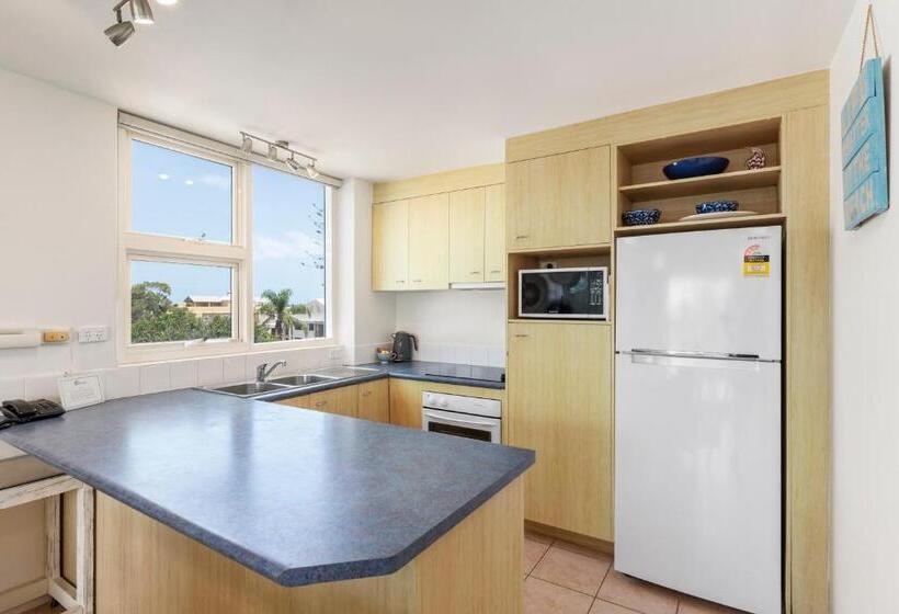 شقة غرفتين نوم مطلة على الحديقة, 84 The Spit Holiday Apartments