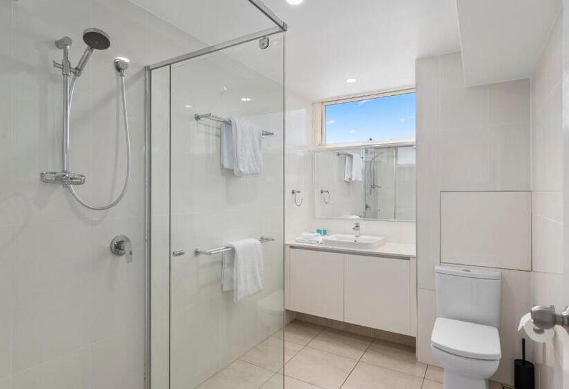 شقة ديلوكس غرفتين نوم مطلة على البحر, 84 The Spit Holiday Apartments