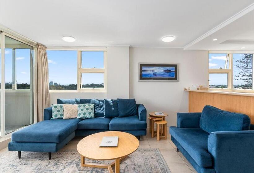 شقة ديلوكس غرفتين نوم مطلة على البحر, 84 The Spit Holiday Apartments