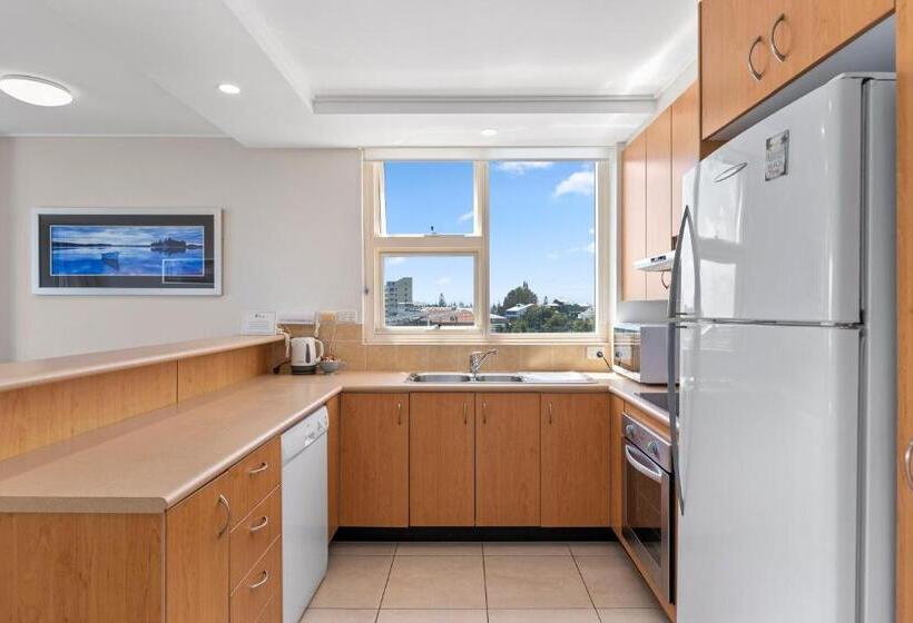 شقة ديلوكس غرفة نوم واحدة مطلة على البحر, 84 The Spit Holiday Apartments