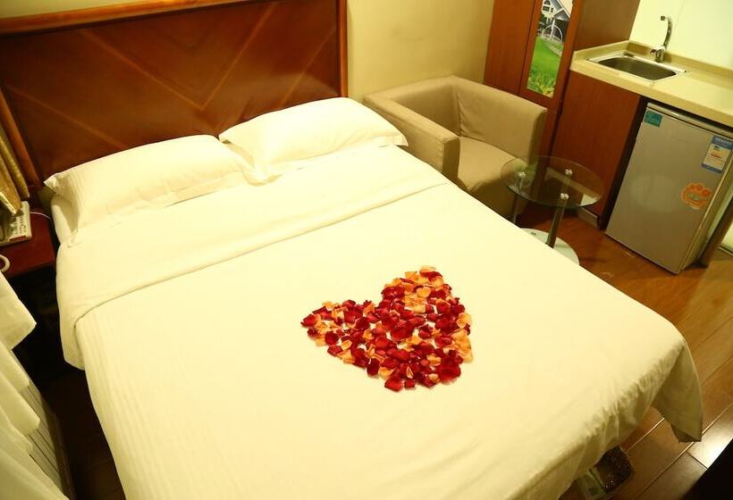 Апартаменты 1 Спальня, Greentree Inn Beijing Guangmingqiao Express Apartment