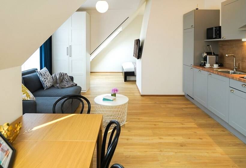 Superior studio with balcony, Citadines South Vienna