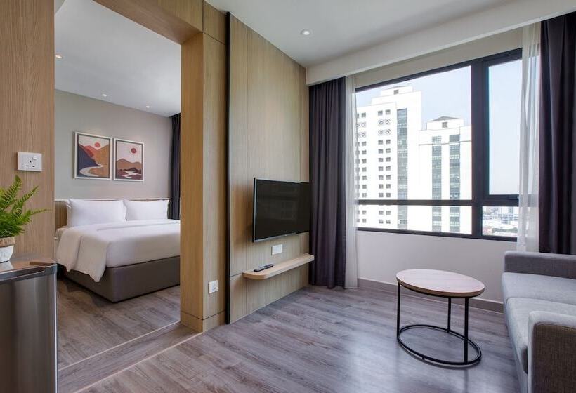 Apartament Deluxe 1 Sypialnia, Komune Living & Wellness In The Park