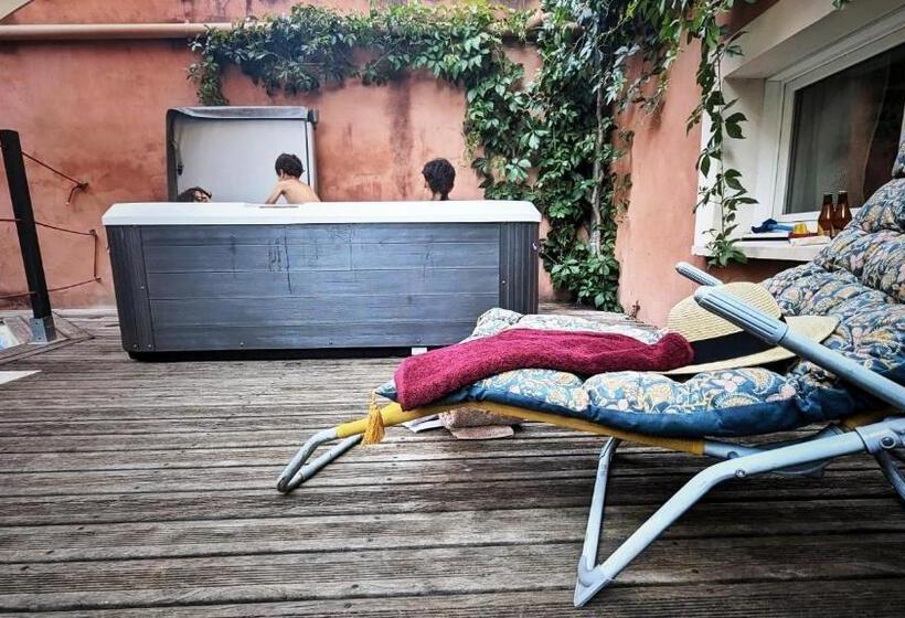 ガーデンビューのスタンダードワンルーム, Chambre Condamine Spa