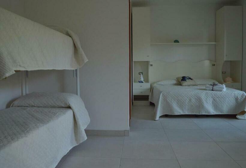 اتاق استاندارد چهار تخته با چشم‌انداز دریا, Tempio Degli Dei