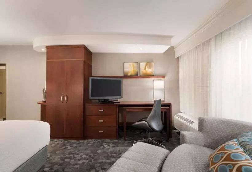 身障者適用キングサイズベッドルーム, Courtyard By Marriott Potomac Mills Woodbridge