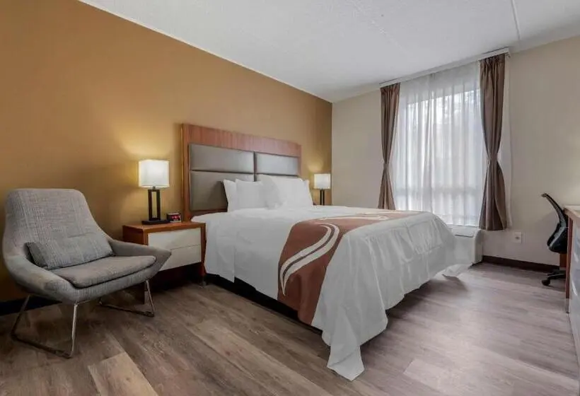 キングサイズベッドのスイートルーム, Quality Inn & Suites New Hartford   Utica