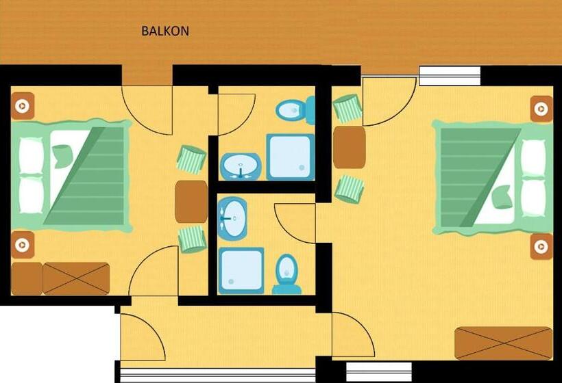 ファミリールーム, Familienhotel Central