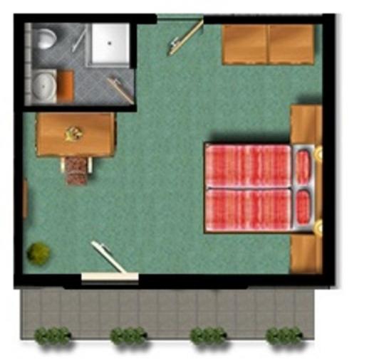 Номер Стандарт с Балконом, Alpenrose