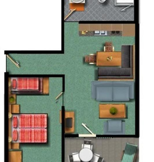 Апартаменты 1 Спальня, Alpenrose