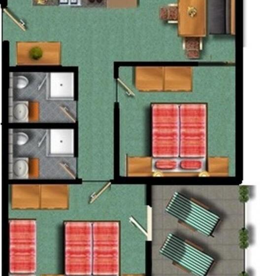 Апартаменты 2 Спальни, Alpenrose