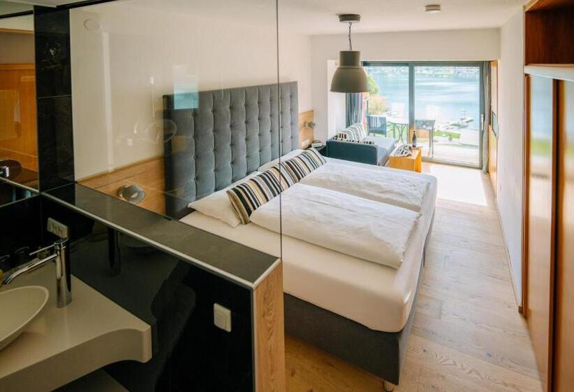 חדר סטנדרט נוף לאגם, Seehotel Hoffmann