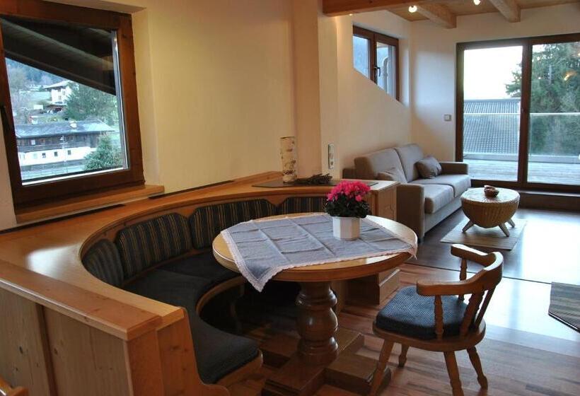 テラス付き1ベッドルームアパートメント, Das Luggi Appartements